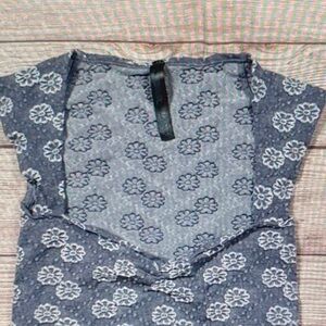 Urban Outfitters Blue Floral Crop Top